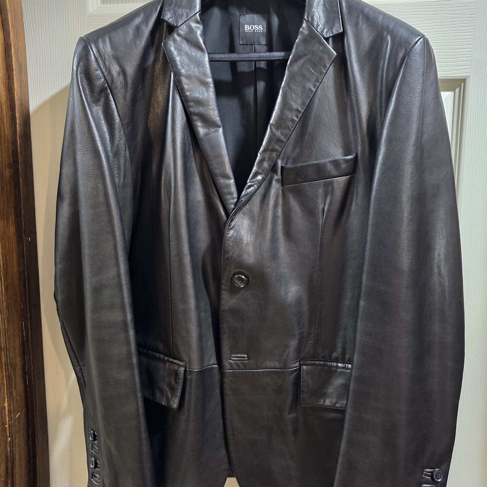Hugo Boss Goatskin Black Blazer